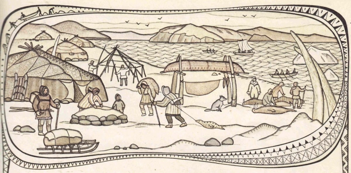 Раскраски народы севера для детей