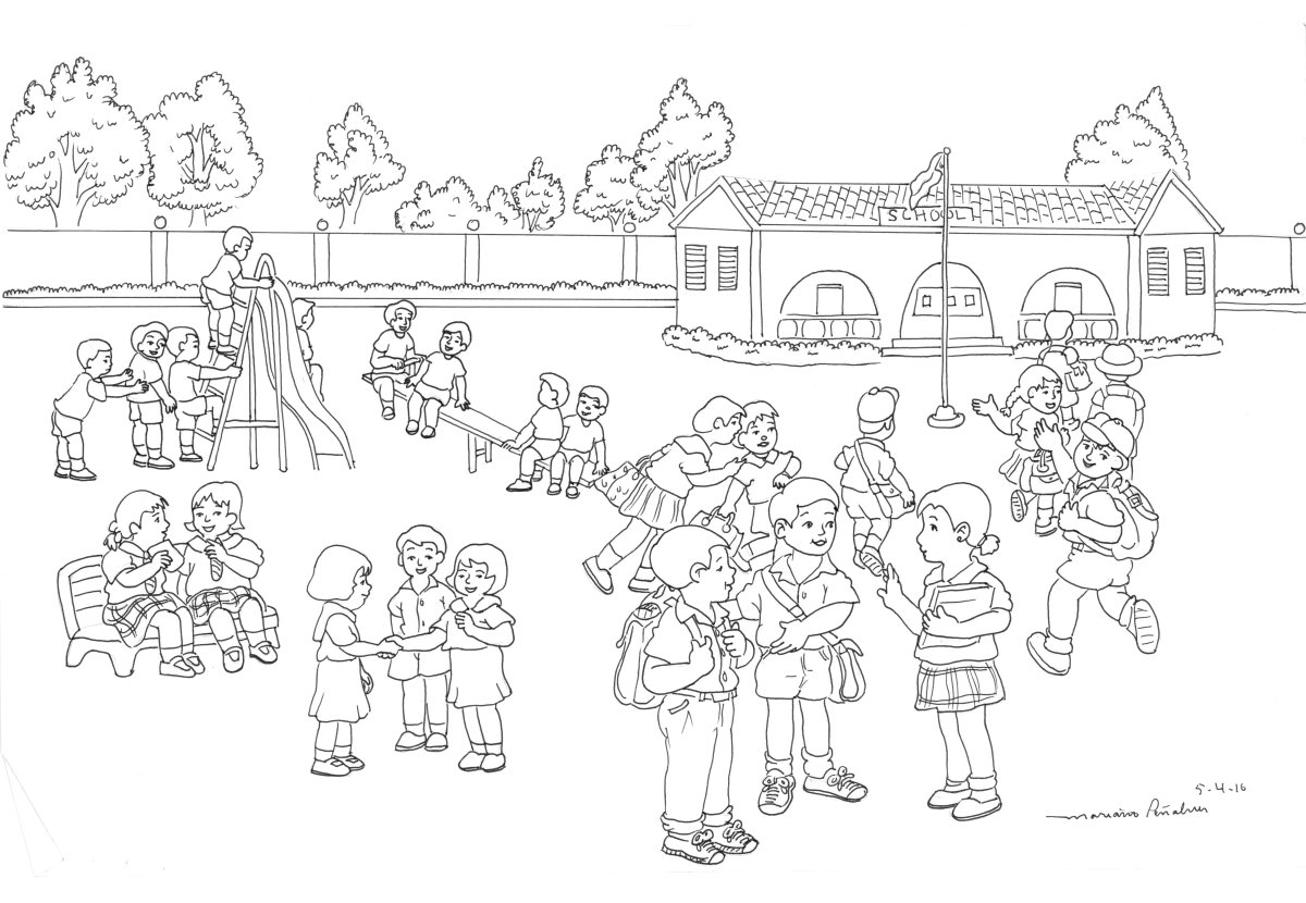 Радуга картинка для детей раскраска