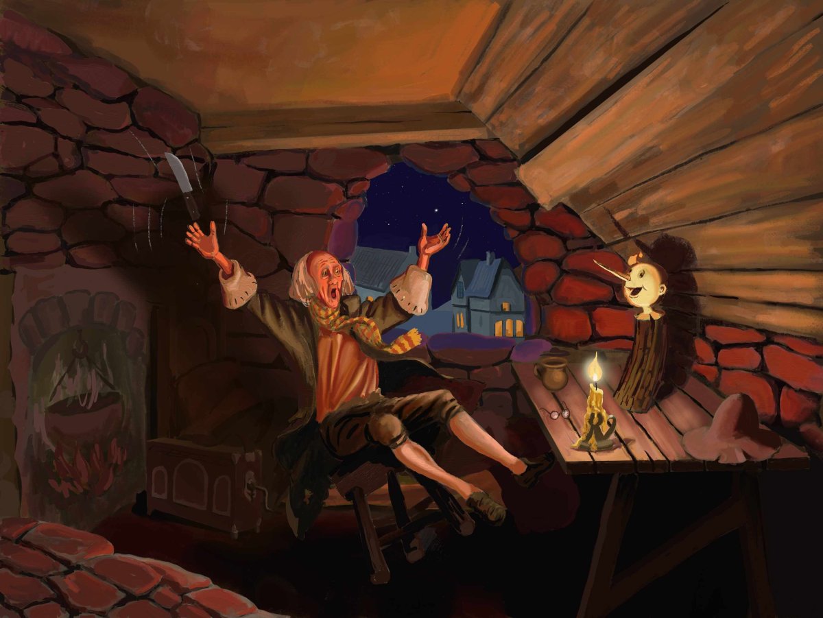 Очаг в каморке папы Карло