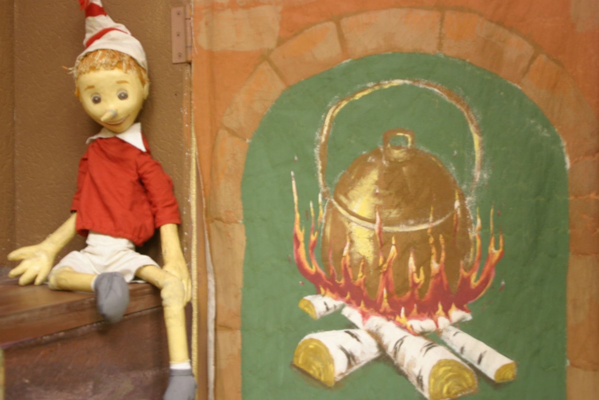 Марионетка раскраска