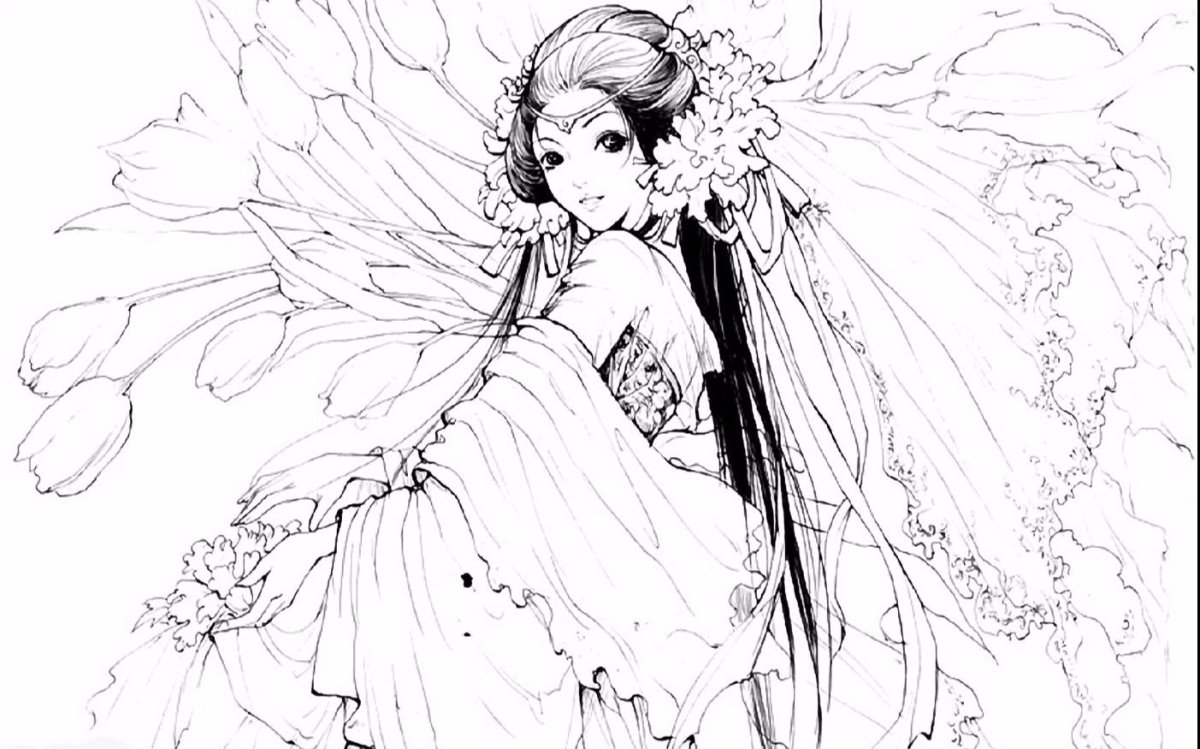 Монохромные рисунки