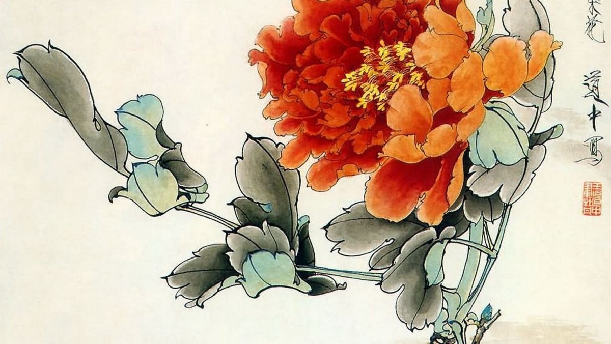 Буддийский монастырь в Японии рисунок