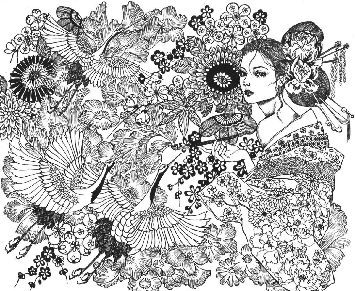 Раскраски восточные