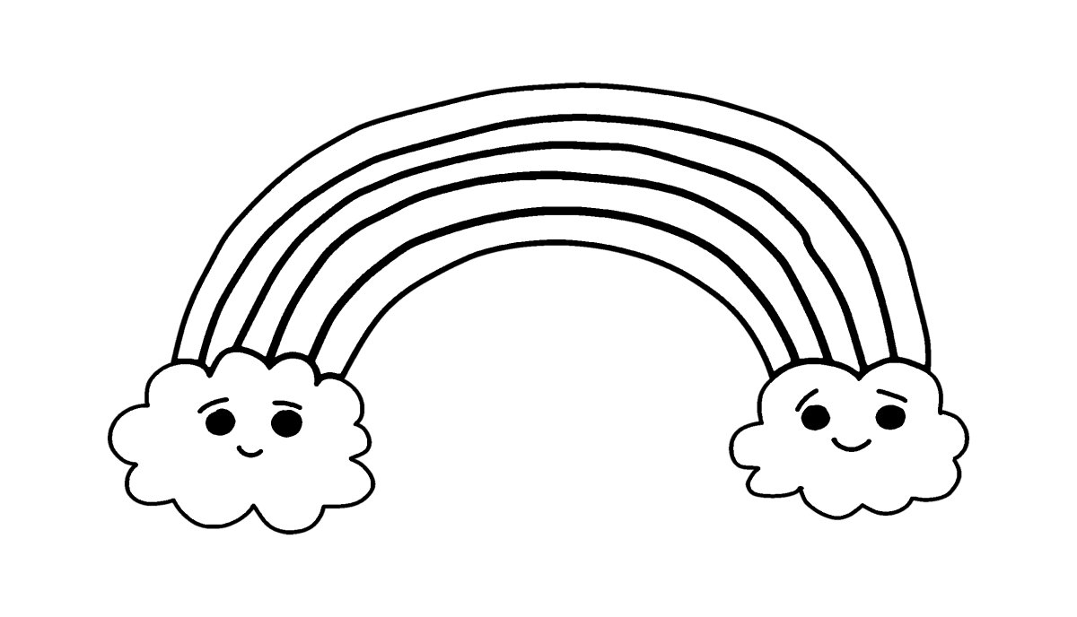 Радуга для вырезания