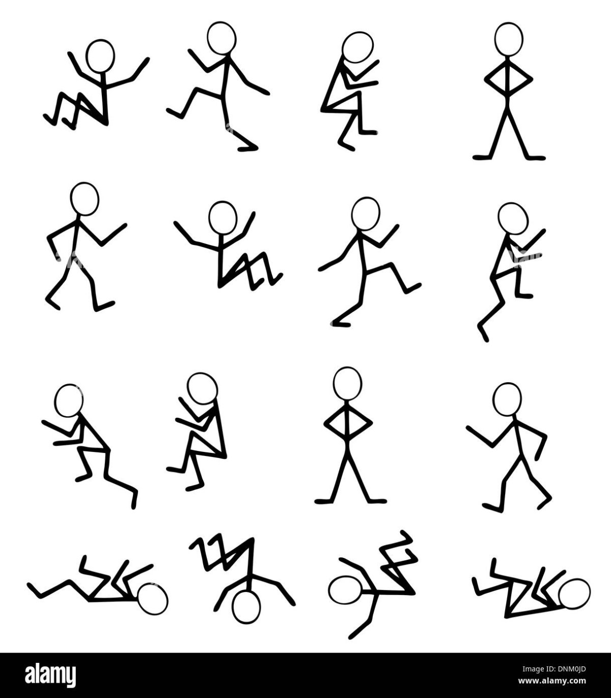 Фигуры Графика с человечками