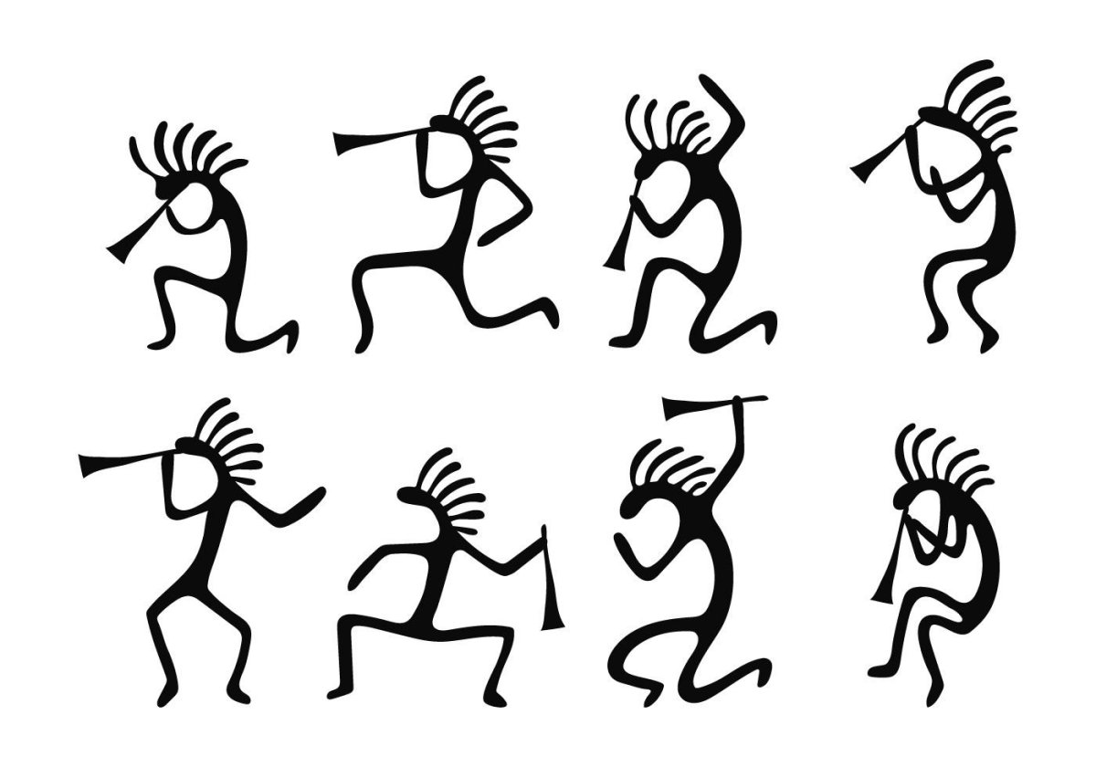 Легкий рисунок человечка