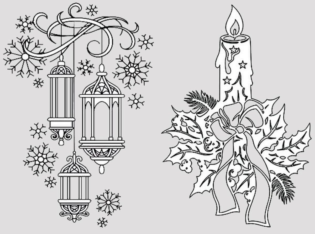 Орнаментная роспись Гжель