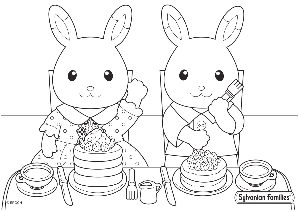 Раскраска зайчик