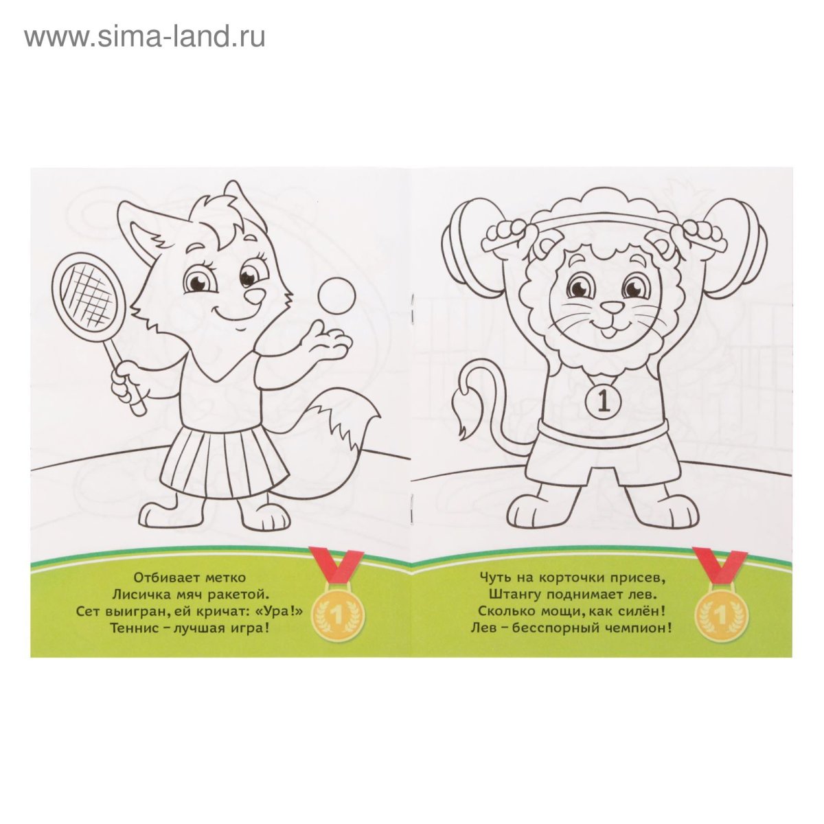 Животные занимаются спортом