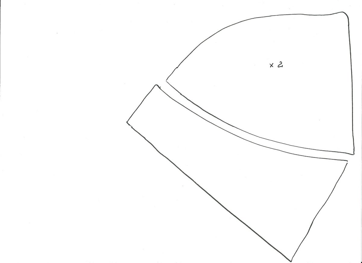 Шапка красной шапочки выкройка