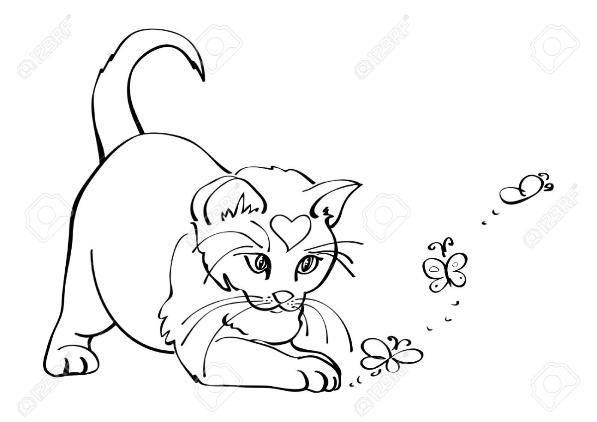 Рисование клубочки для котят