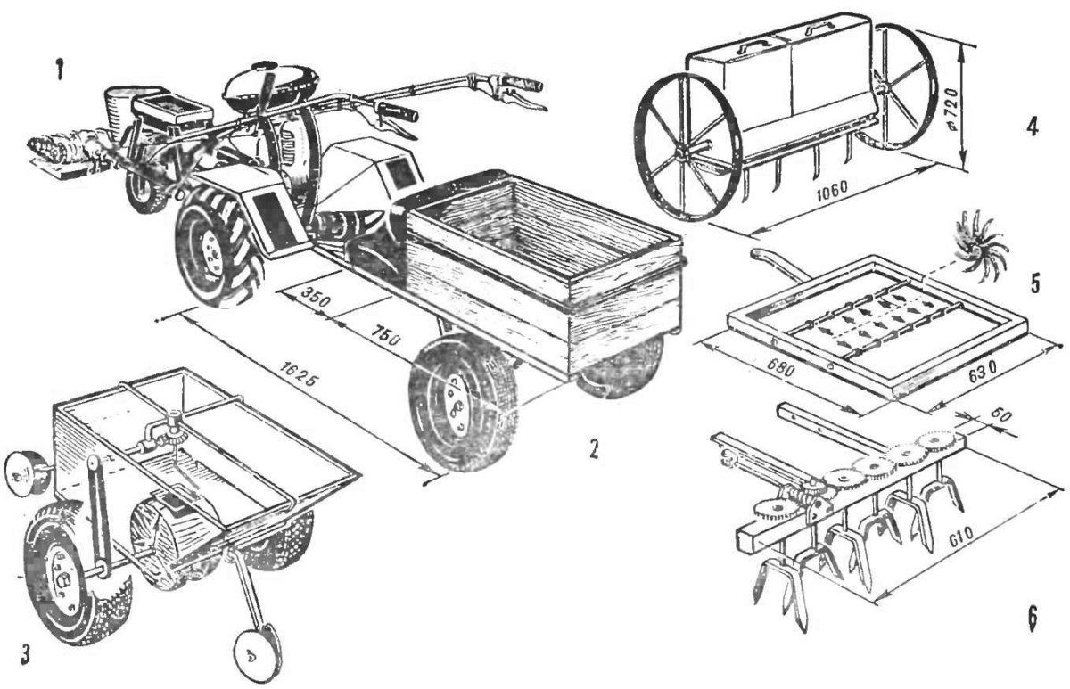 Трактор карандашом