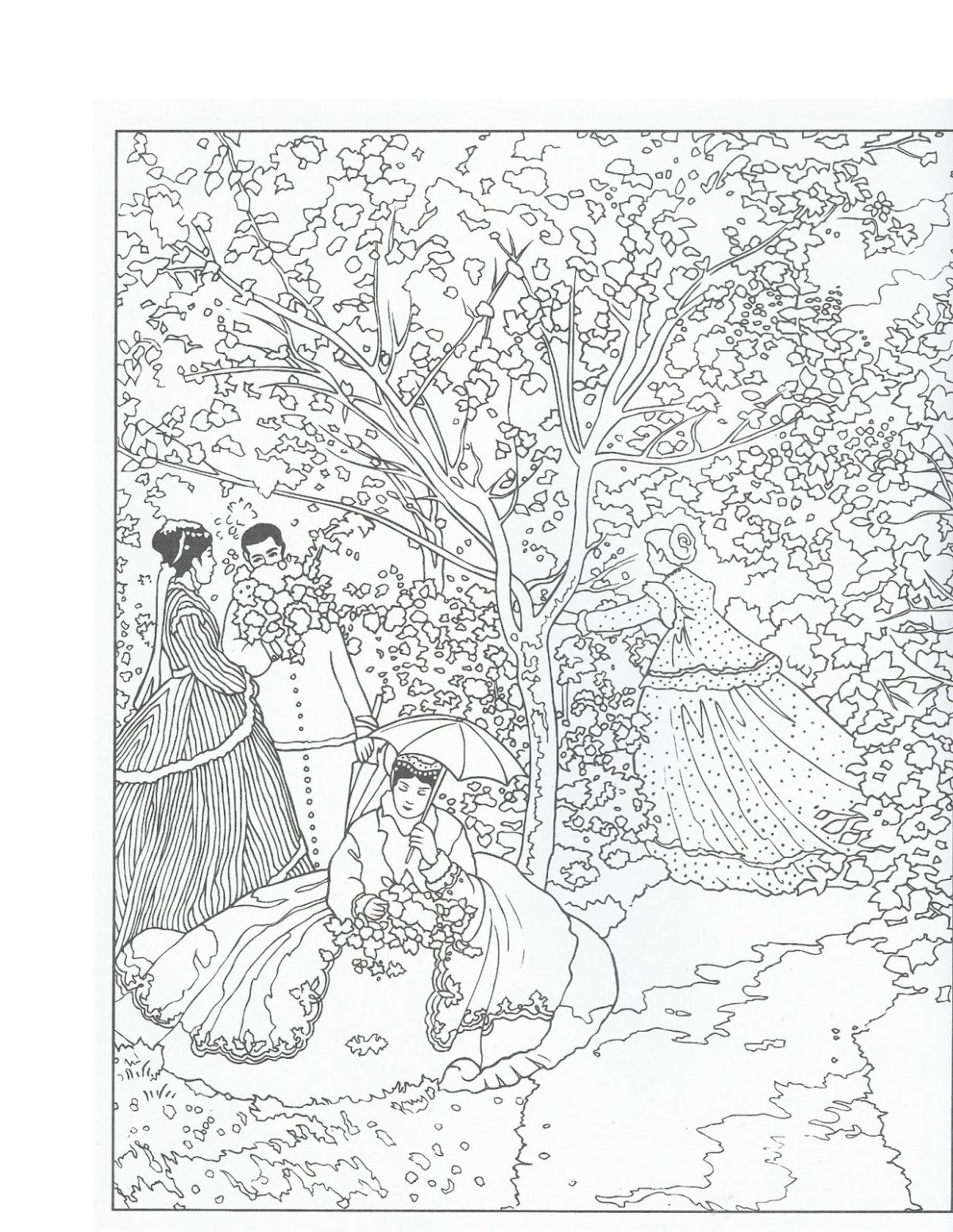 Раскраска картина