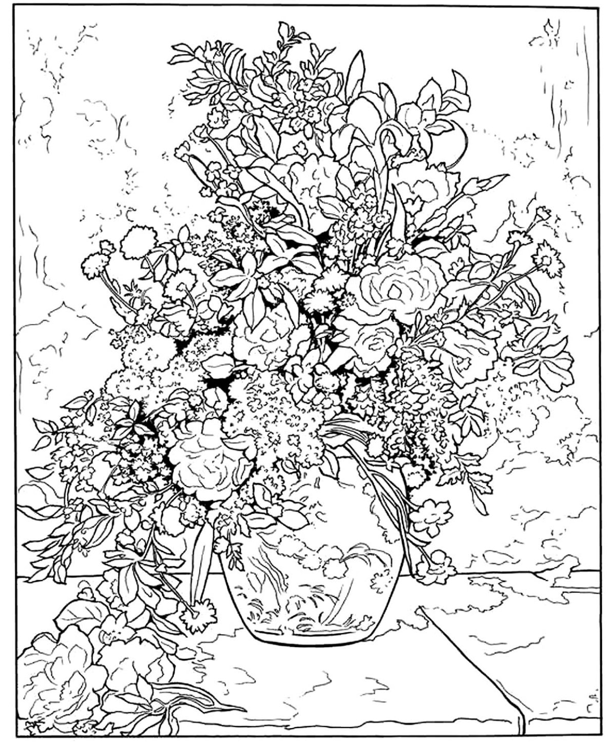 Раскраски джунгли для взрослых