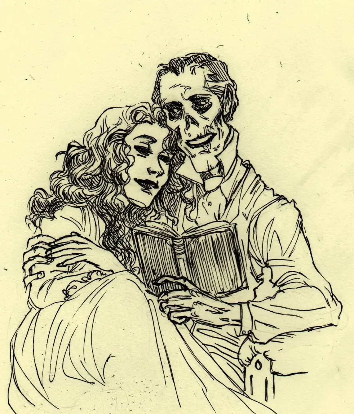 Мюзикл призрак оперы рисунок