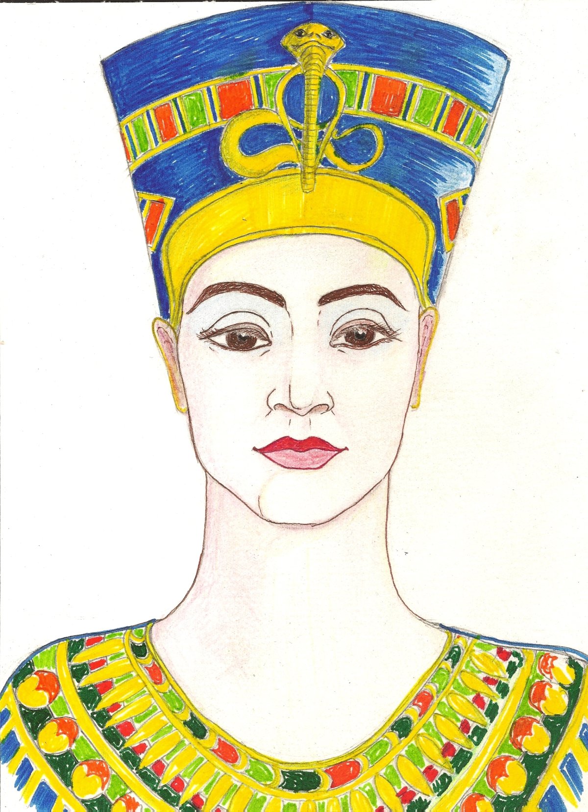 Силуэт Нефертити Нефертити головы