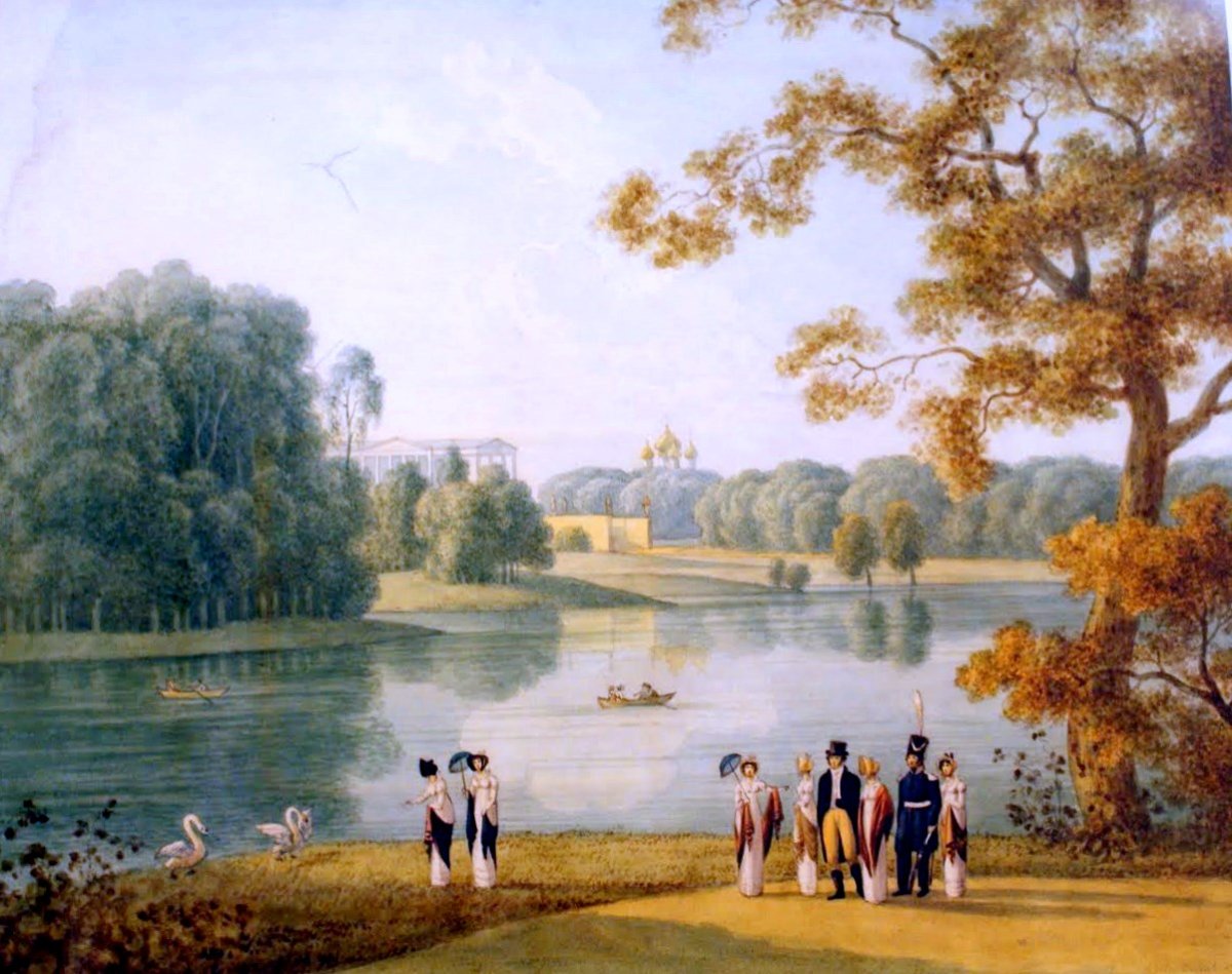 Екатерининский парк Царское село 18 век