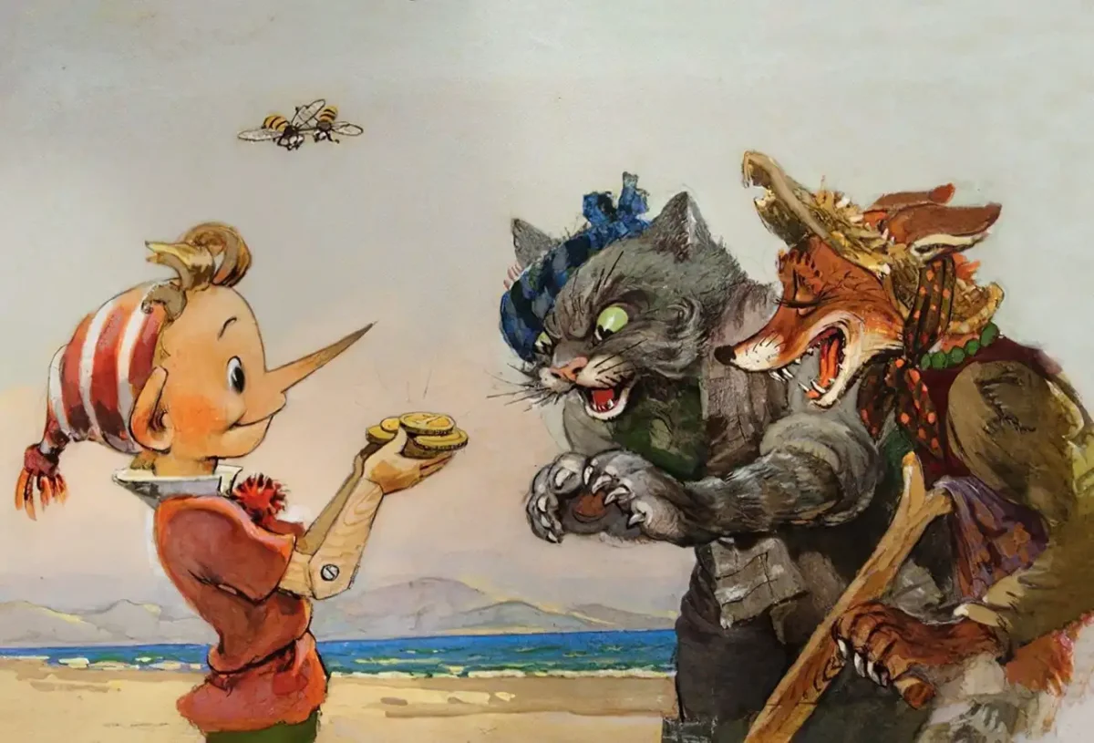 Лиса Алиса и кот Базилио