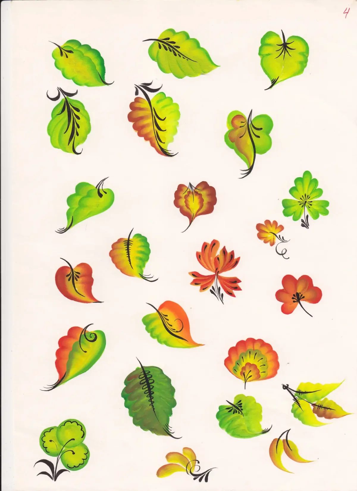 Урало Сибирская роспись коромысло