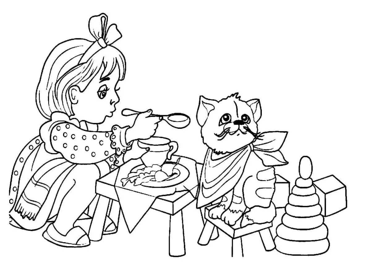 Раскраски по Маршаку