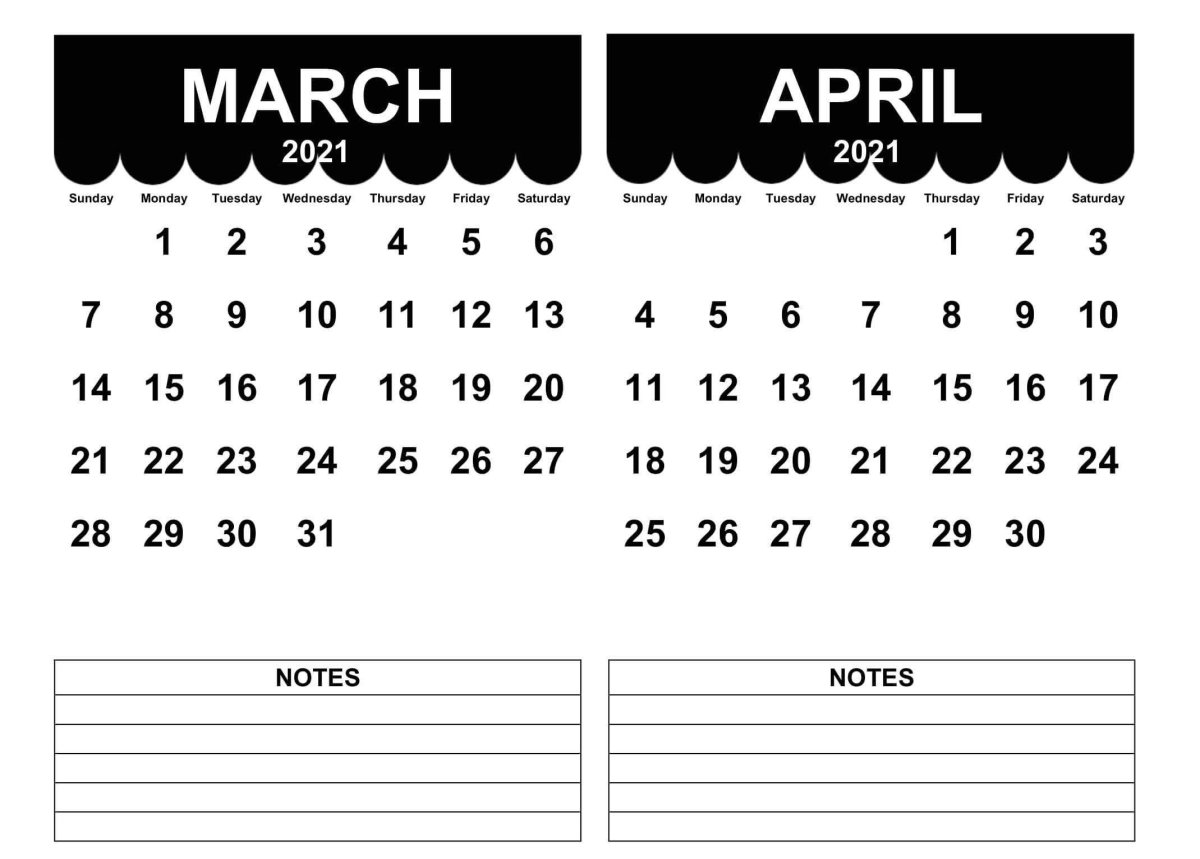 Календарь на март месяц