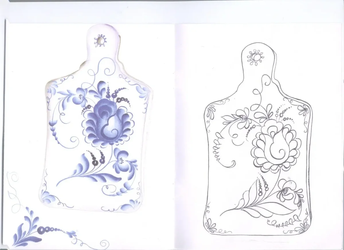 Петриковская роспись раскраска для детей