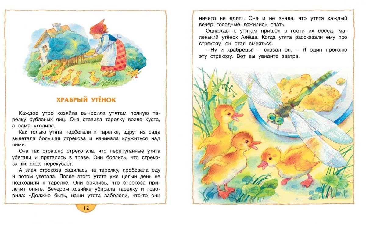 Иллюстрации к гадкому утенку Андерсена раскраска