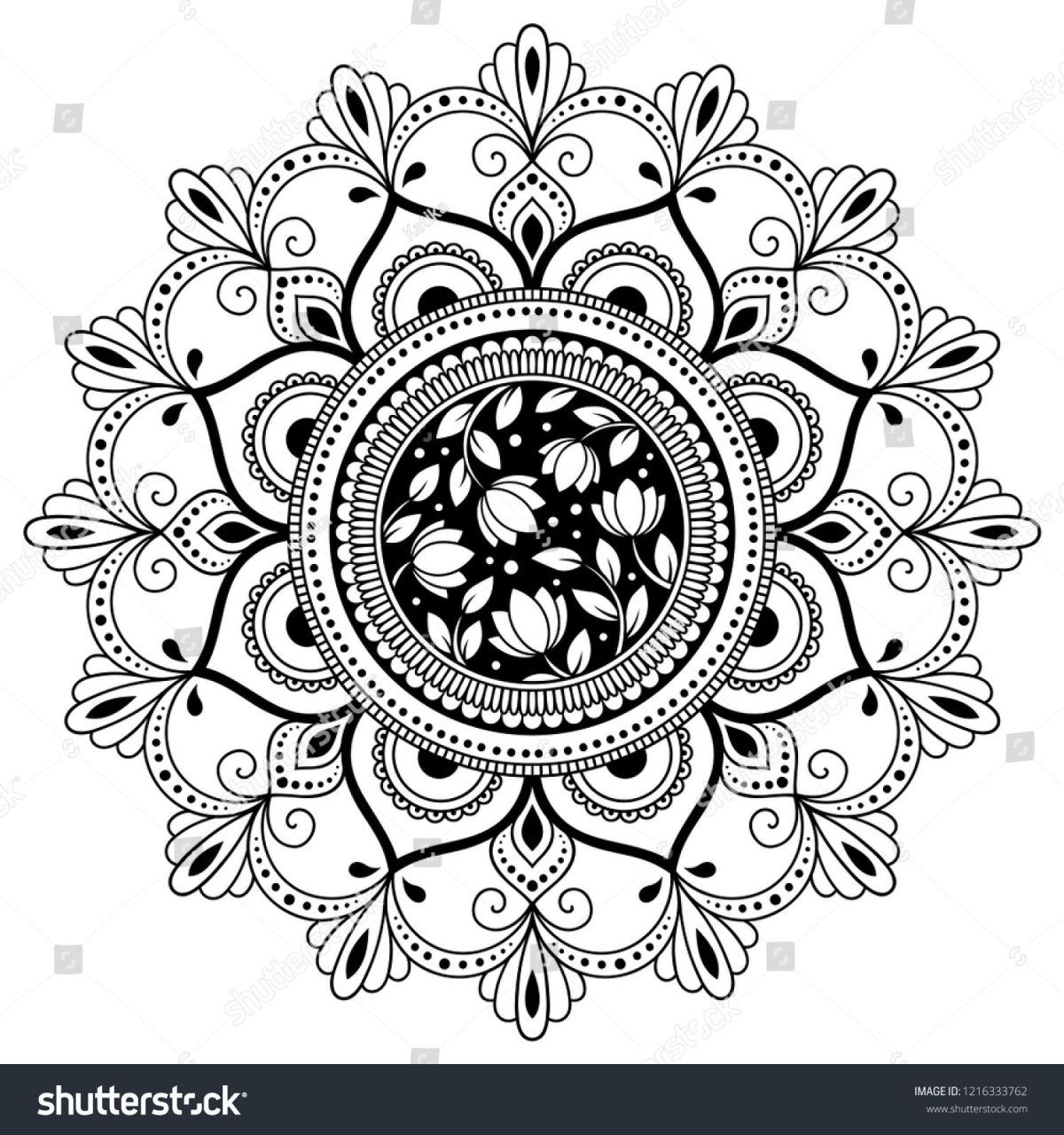 Круговой узор