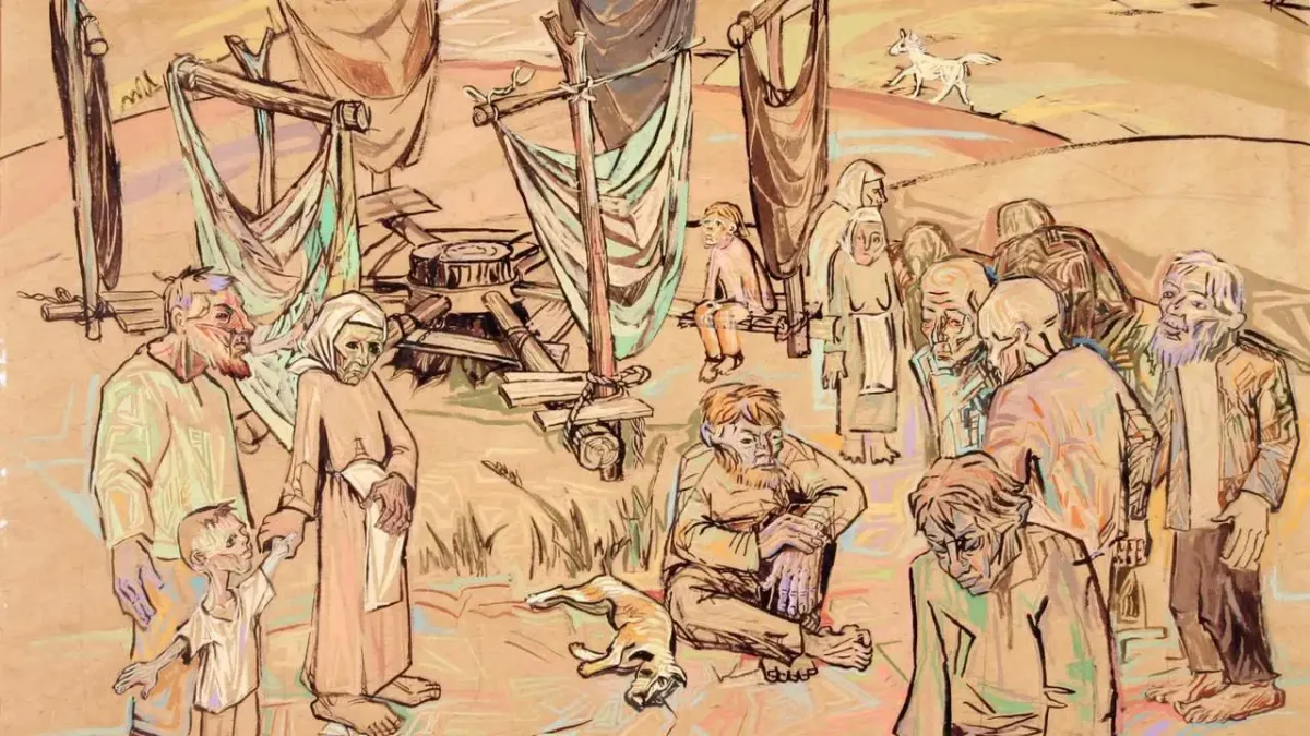 Иллюстрация к рассказу неизвестный цветок Платонов