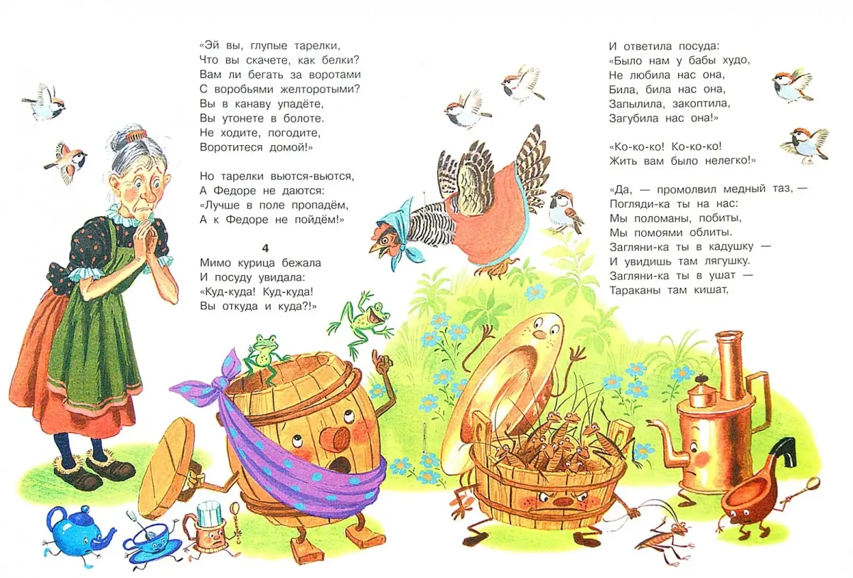 Слова федоры из сказки Федорино горе