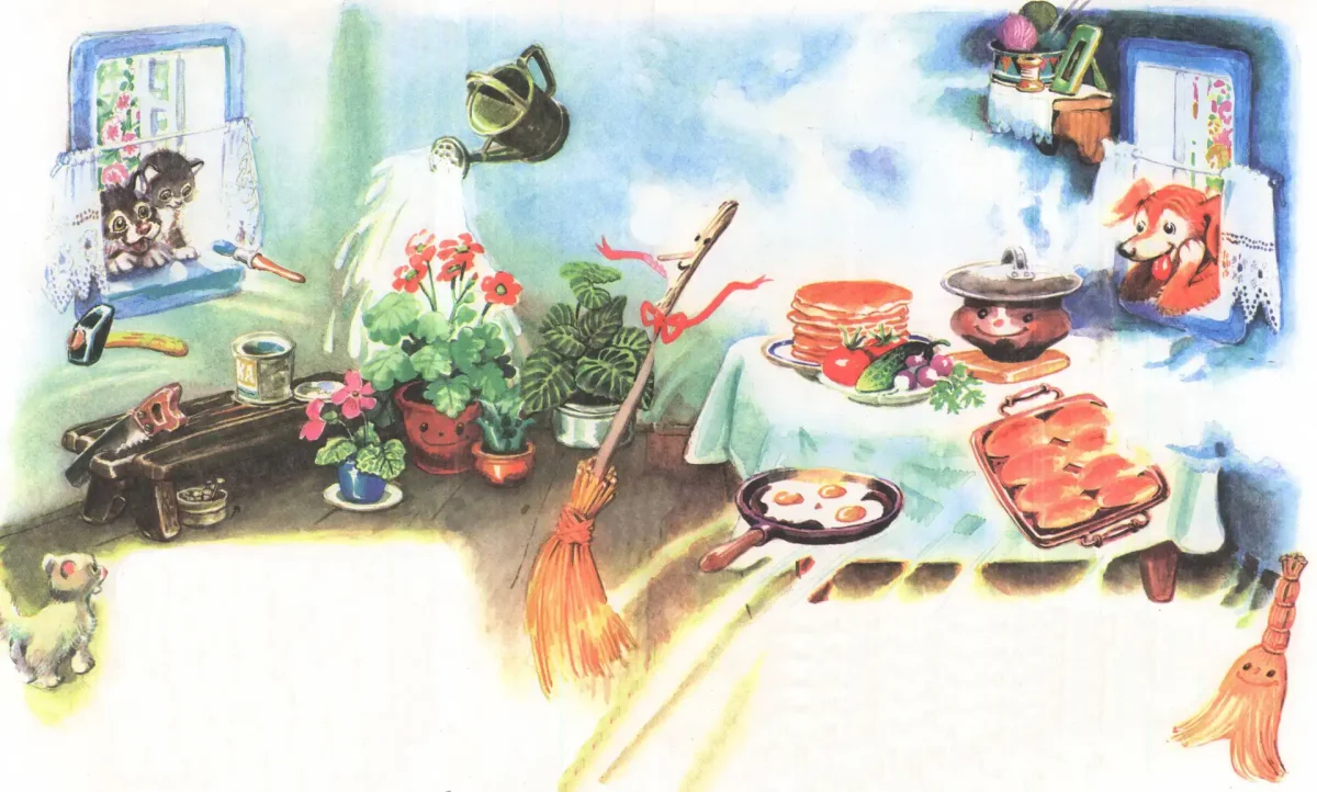 Иллюстрации Федорино горе Чуковского для детей