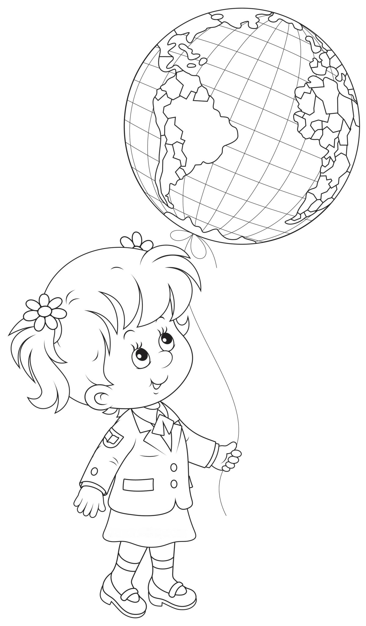 День земли раскраска