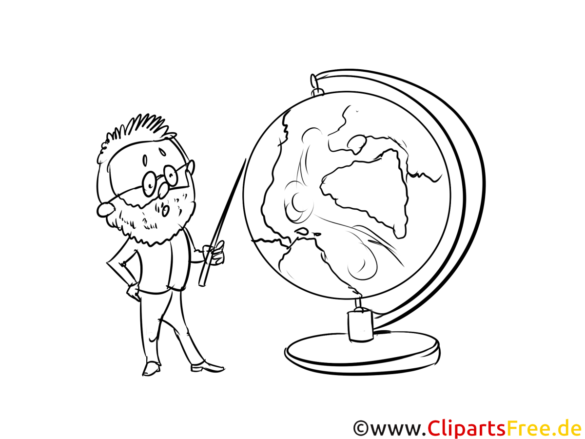 Глобус для срисовки