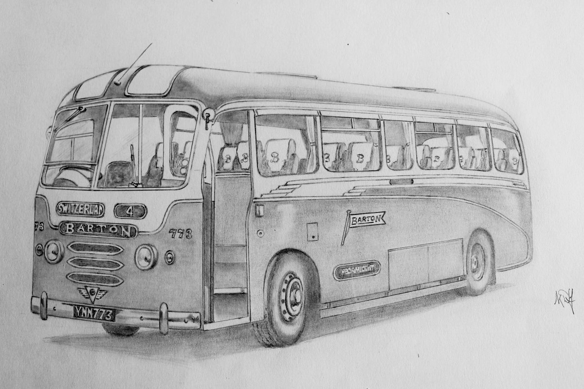 Раскраска автобус