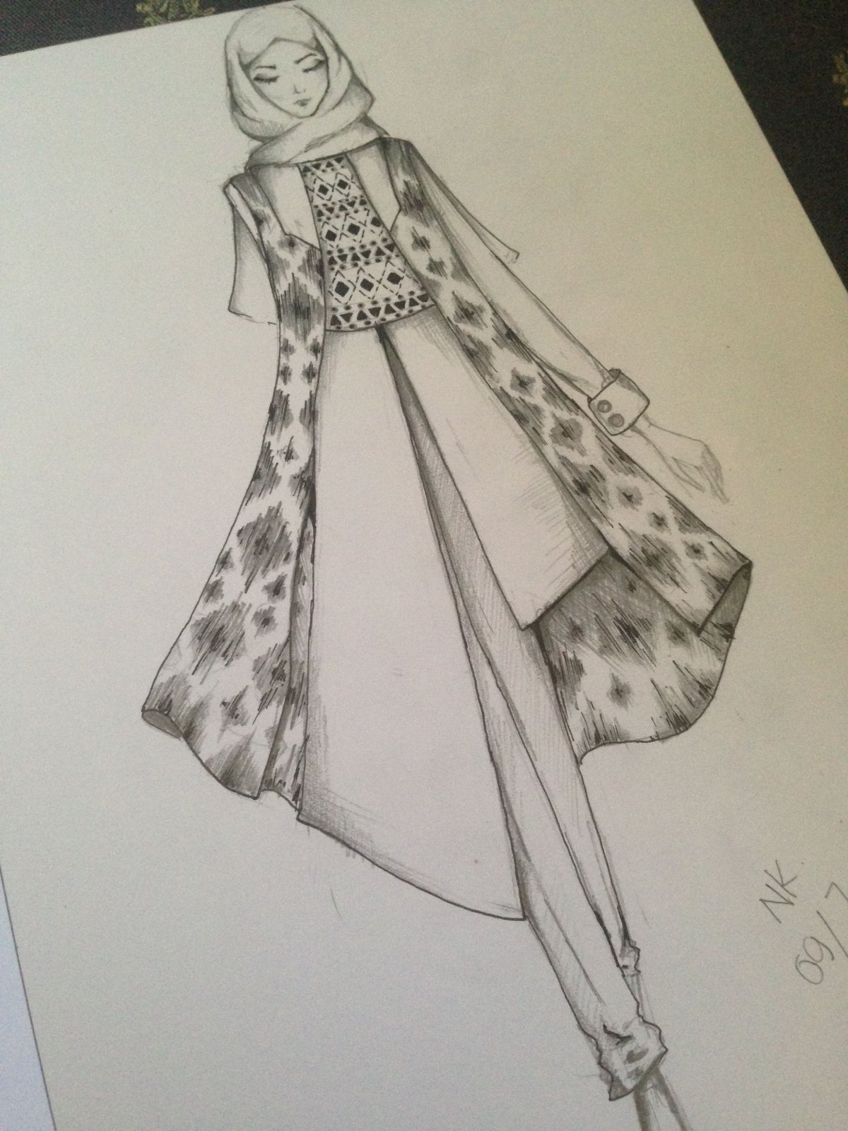 Эскизы хиджаба