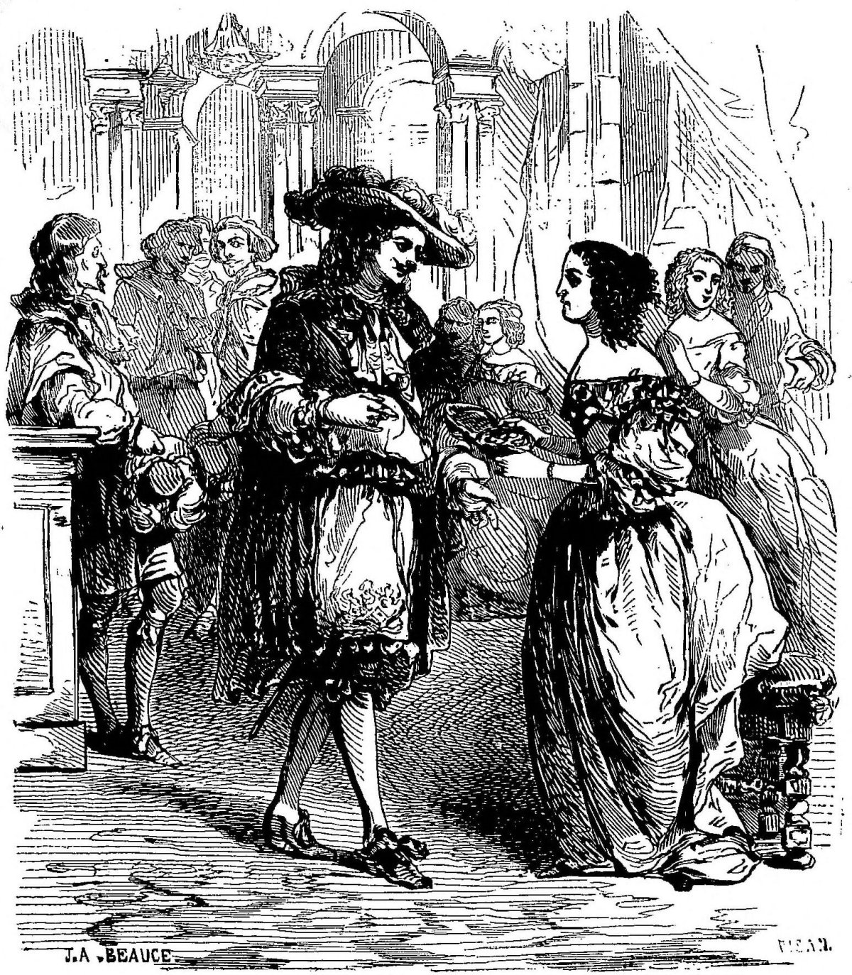 Александр Дюма Виконт де Бражелон иллюстрации