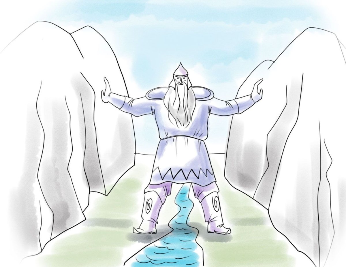 Иллюстрация к былине святогор и микула селянинович