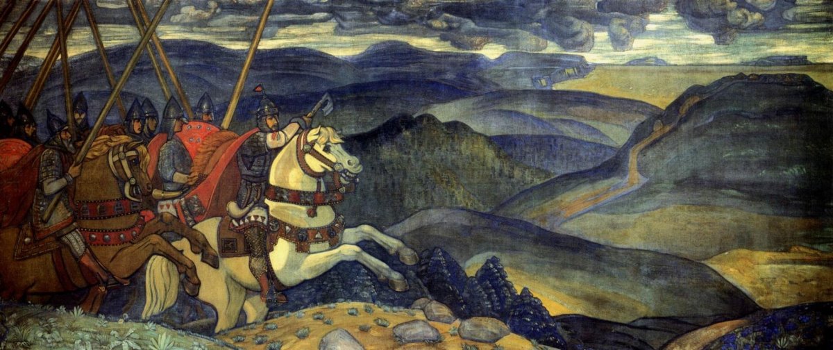 Святогор богатырь и Илья Муромец