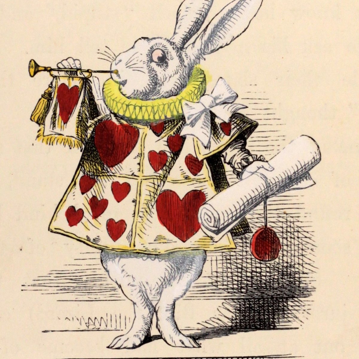 Алиса в стране чудес старинные иллюстрации