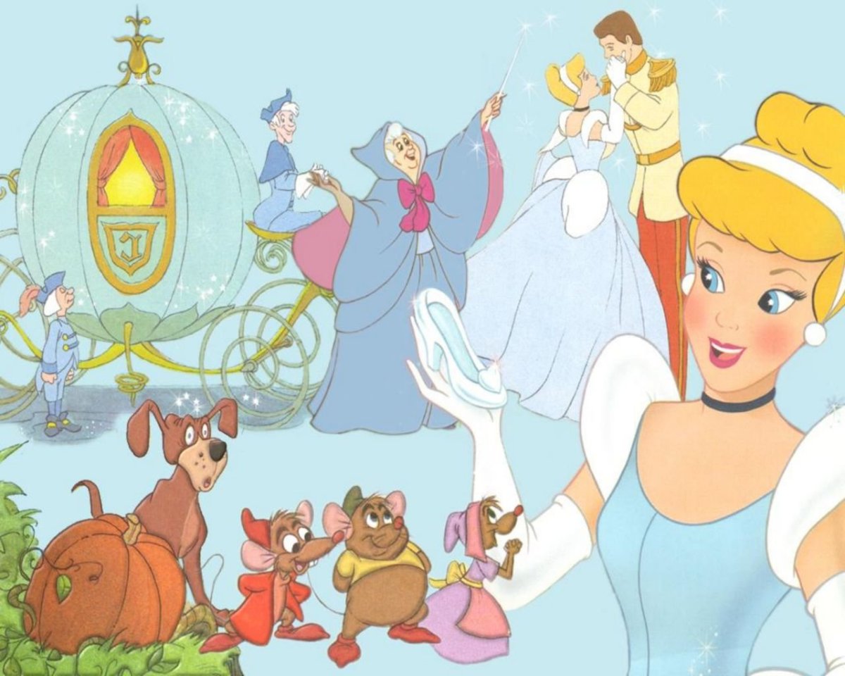 Золушка Дисней мультфильм 1950