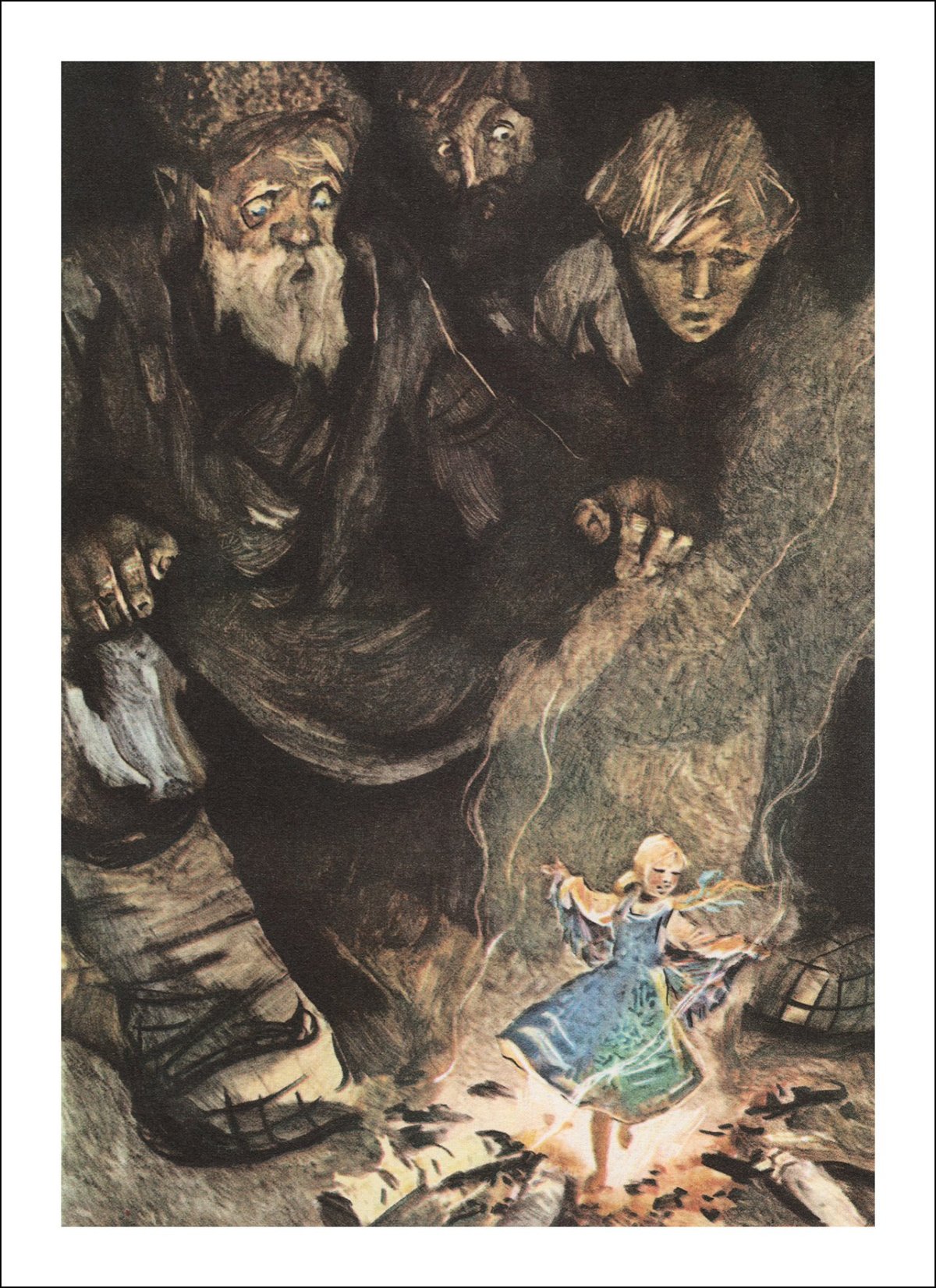 Бажов сказки Огневушка поскакушка