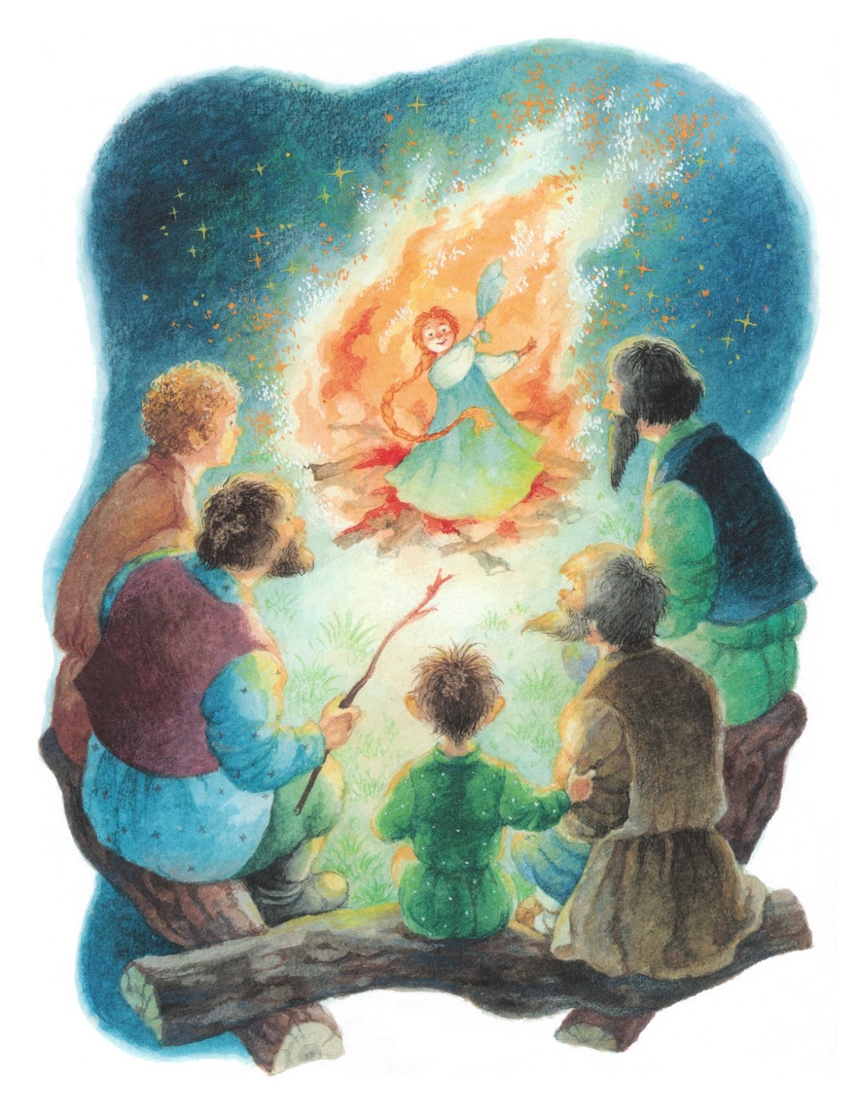 Сказки Бажова Огневушка поскакушка