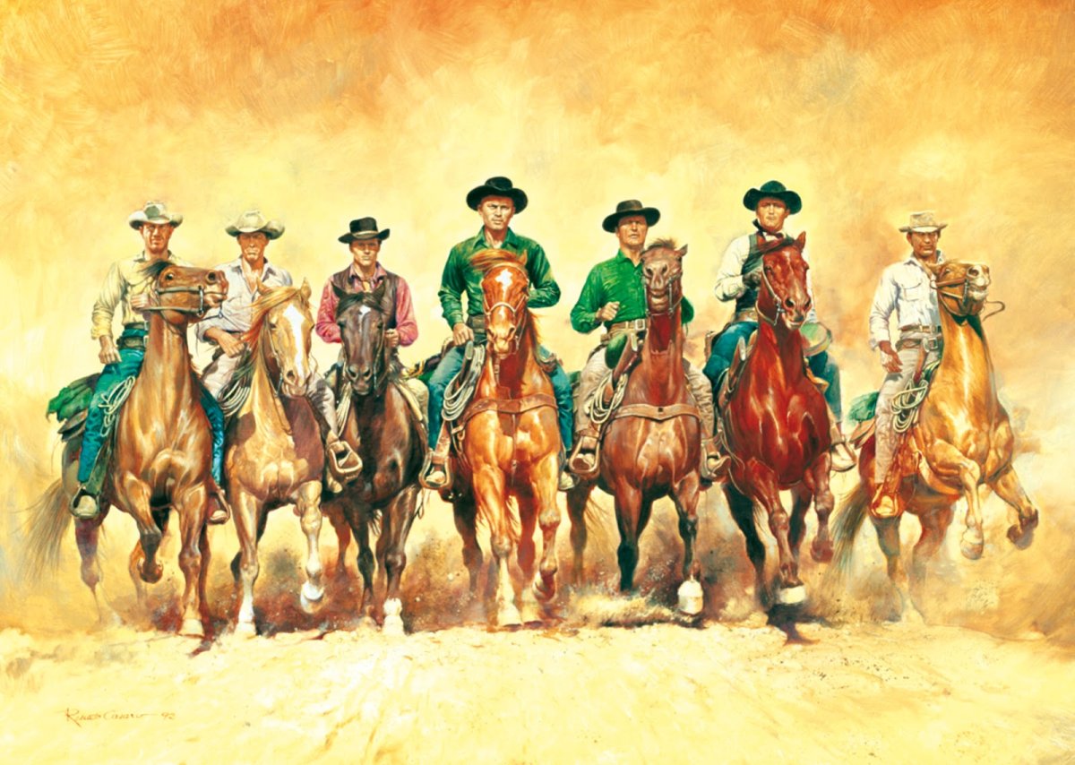 Лошадь картина абстракция