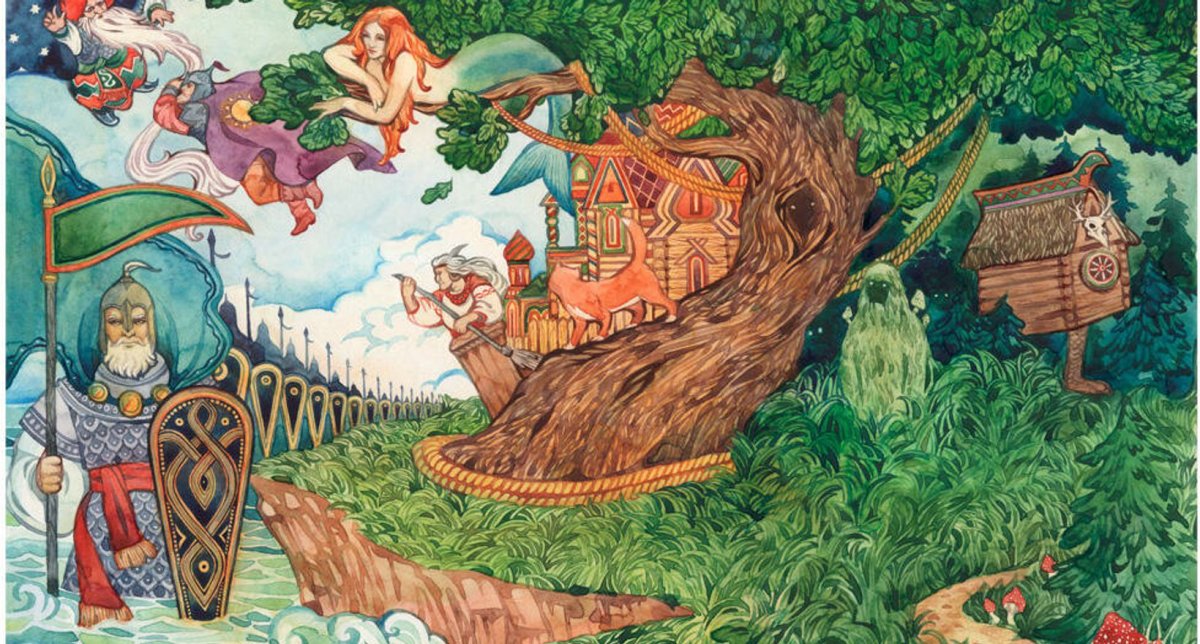 Иллюстрация к вступлению руслан и людмила