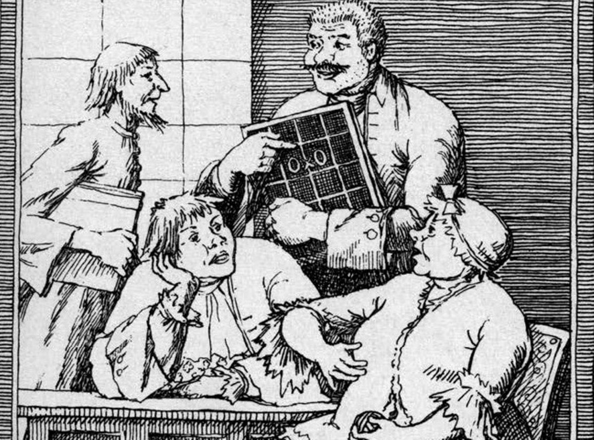 Бабка рисунок