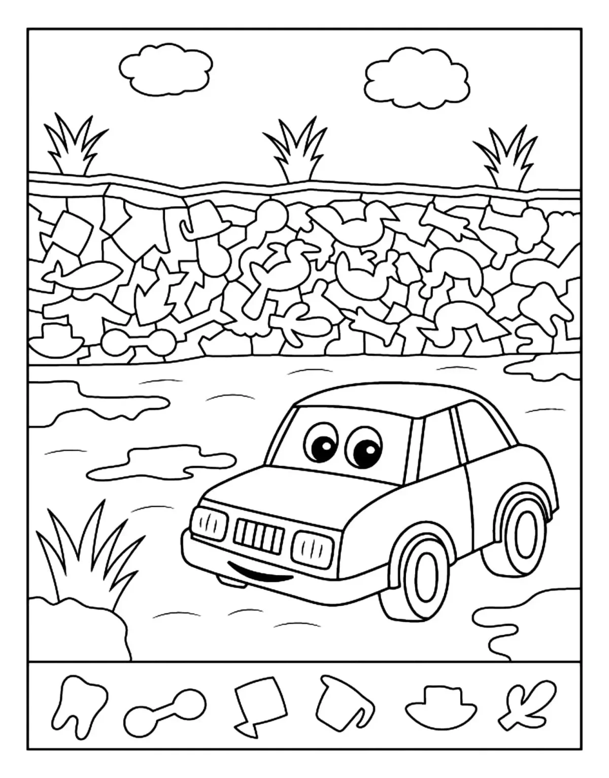 Раскраски находилки