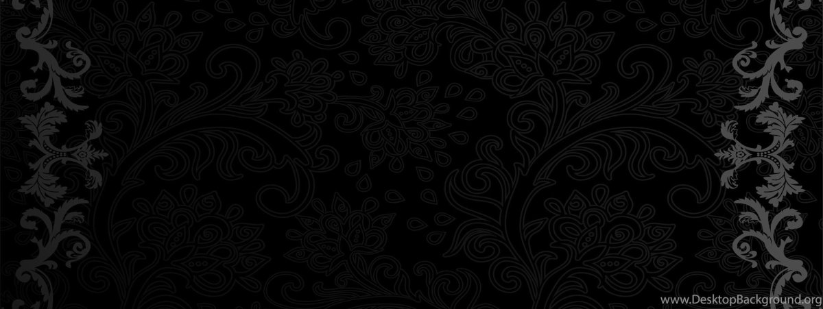 Черный фон с узорами