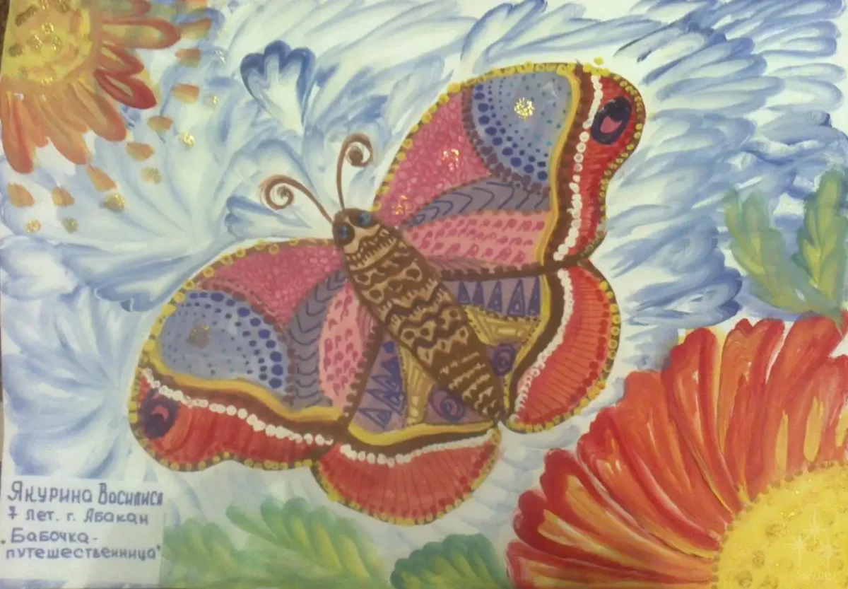 Симметричные рисунки красками