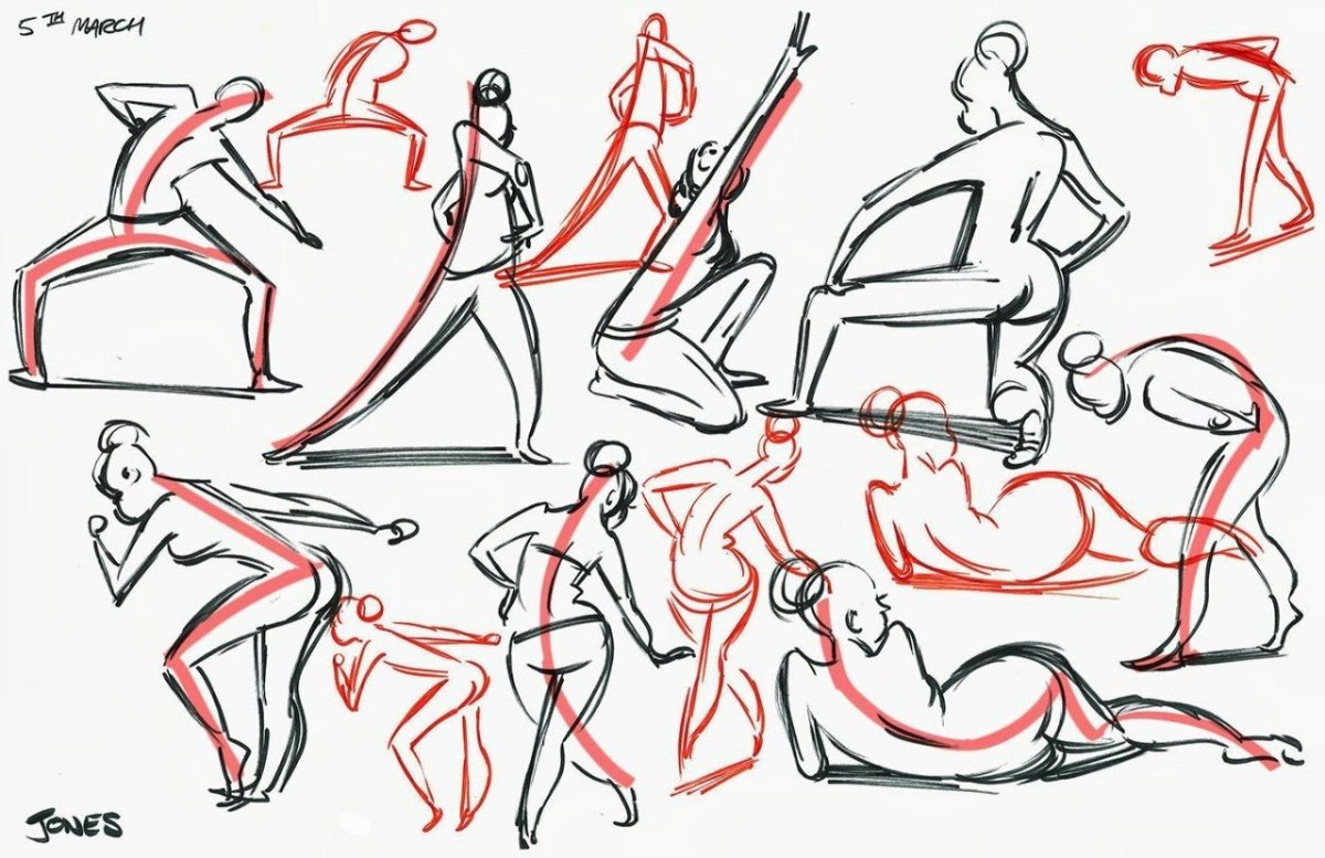 Позы человека