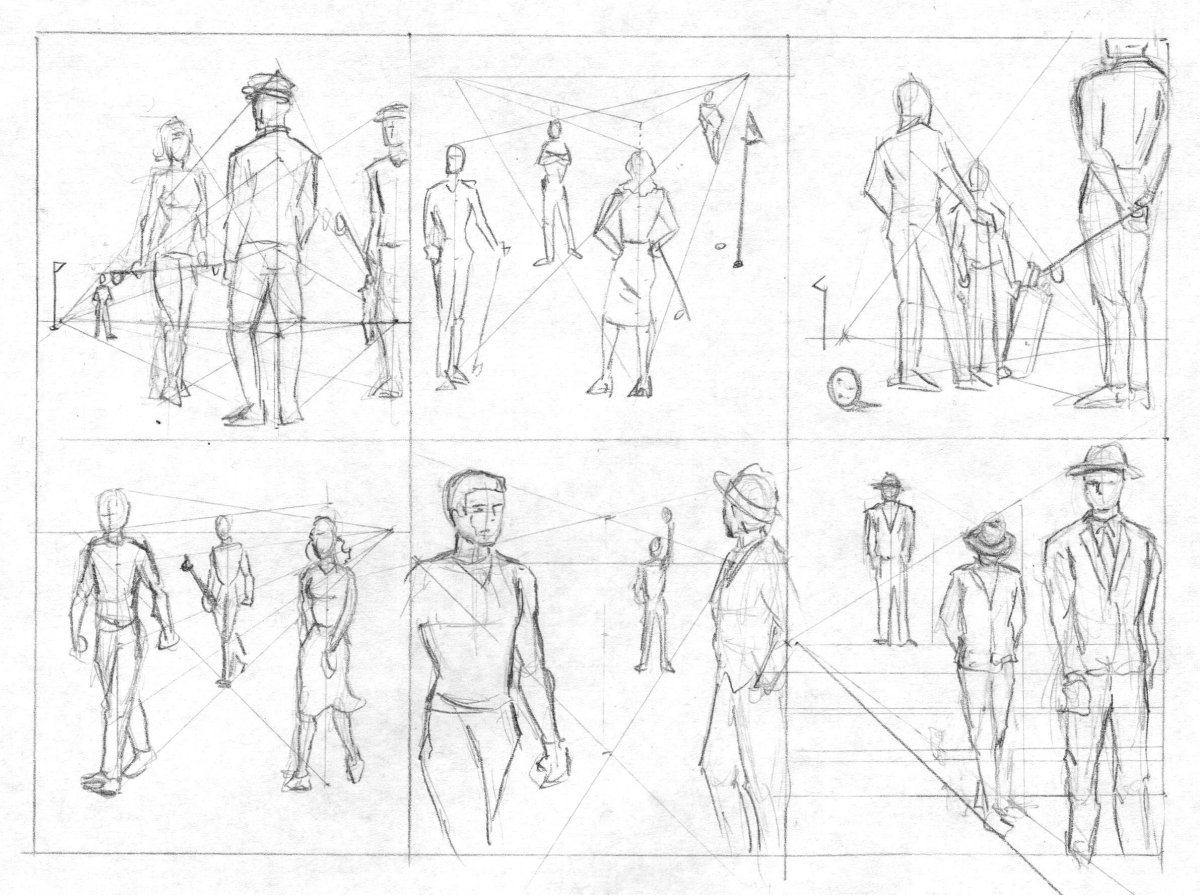 Человек в пресспектиые